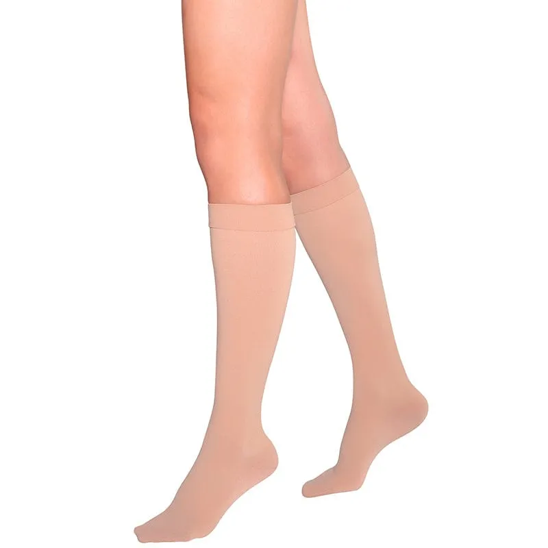 Media de compresión graduada hasta la rodilla Siliform línea clásica