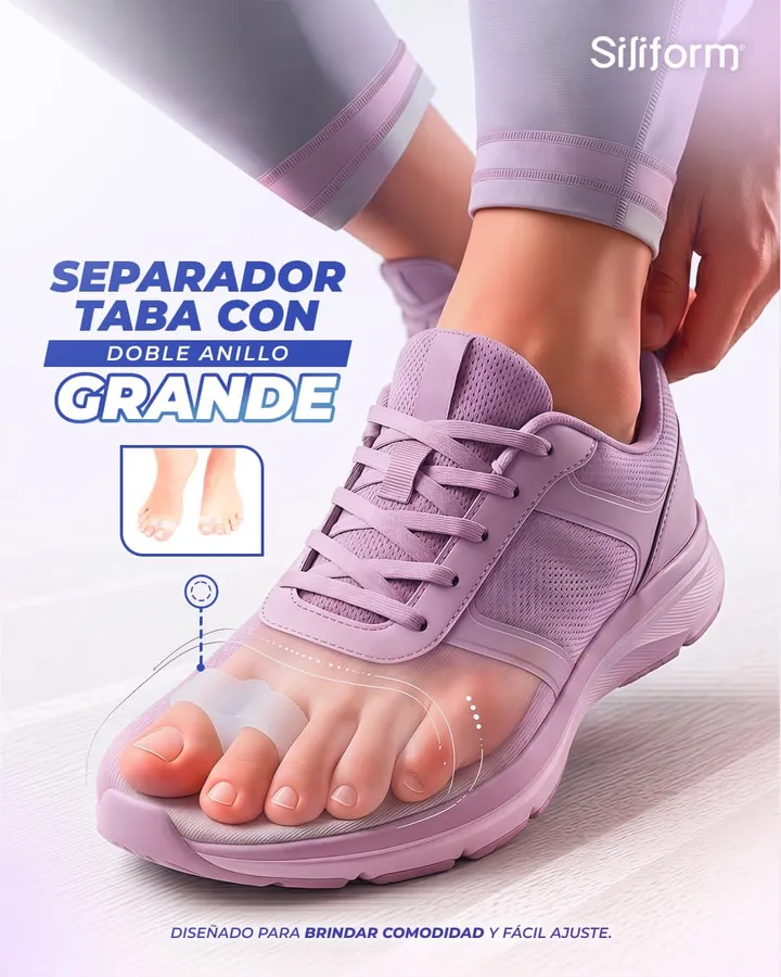 Producto ortopédico ligero Siliform para el cuidado diario de los pies